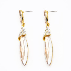 Horseeye Crystal Earring