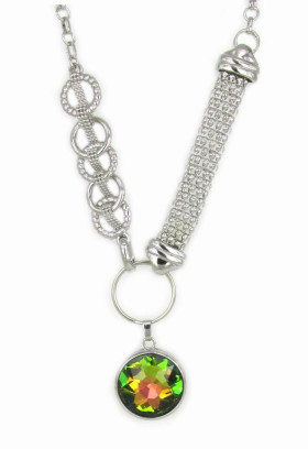 Large fancy pendant necklace