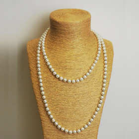 Long Pearl Necklace