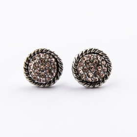 Delicate Designer Inspiration Pave Crystal earring