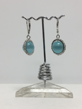 Colorful Semi-precious Stone Earrings