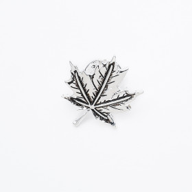 Antique Silver Maple Leaf Pin