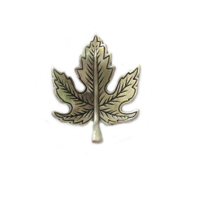 Antique Silver Maple Leaf Pin