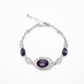 Victorian Filigree Amethyst Bracelet