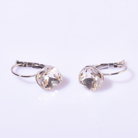 Square Crystal Birthstone Earring
