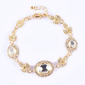 Crystal Oval Bracelet
