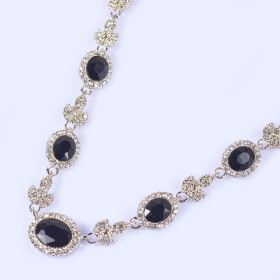 Crystal Oval Necklace