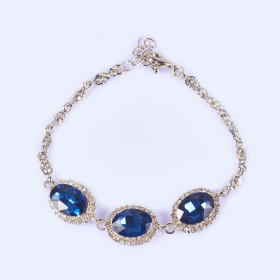 Crystal Oval Bracelet