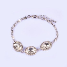Crystal Oval Bracelet