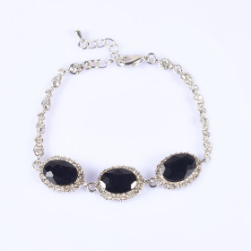 Crystal Oval Bracelet