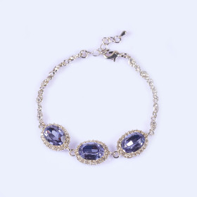 Crystal Oval Bracelet