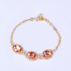 Crystal Oval Bracelet