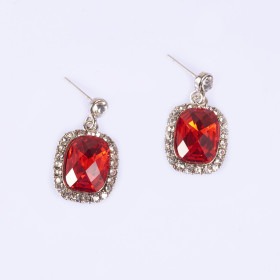 Crystal Square Earring