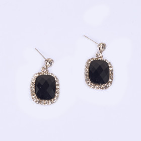 Crystal Square Earring