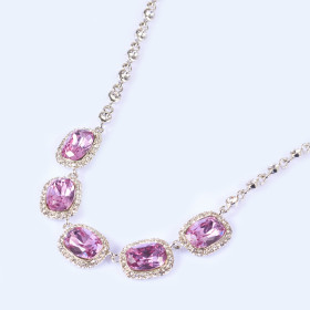 Crystal Square Necklace