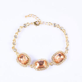 Crystal Square Bracelet