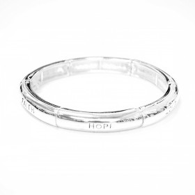 Engraved Bangle: Faith Hope Love