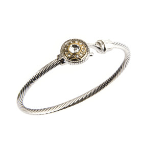 Delicate Designer Inspiration Pave Disc