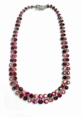 Gala Crystal Necklace in Multi Combo