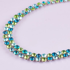 Gala Crystal Necklace in Multi Combo