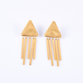 Fancy Geometry Earring with Stainless Steel